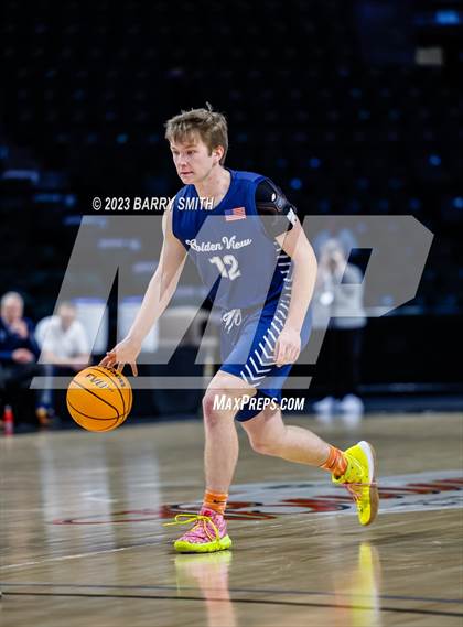 Thumbnail 2 in Golden View Classical Academy vs. Simon (CHSAA 2A Great 8) photogallery.