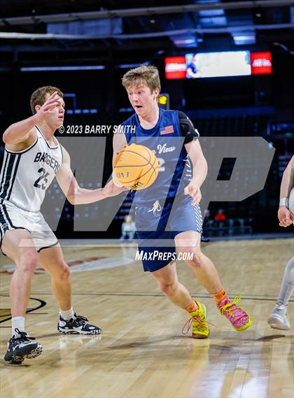 Thumbnail 1 in Golden View Classical Academy vs. Simon (CHSAA 2A Great 8) photogallery.