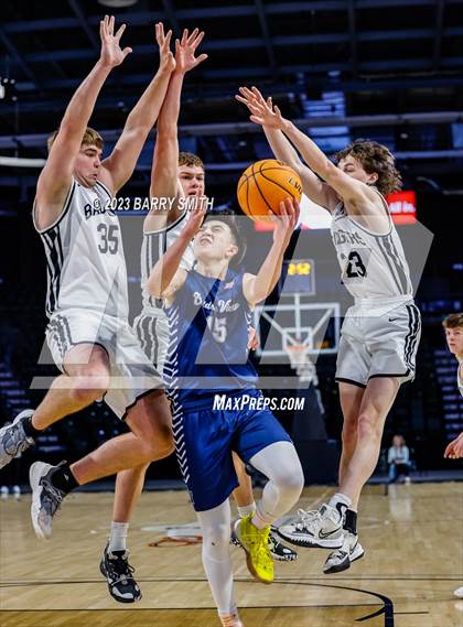 Thumbnail 3 in Golden View Classical Academy vs. Simon (CHSAA 2A Great 8) photogallery.