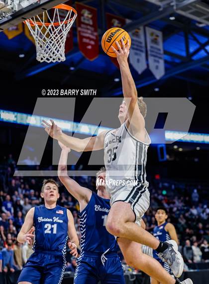 Thumbnail 1 in Golden View Classical Academy vs. Simon (CHSAA 2A Great 8) photogallery.