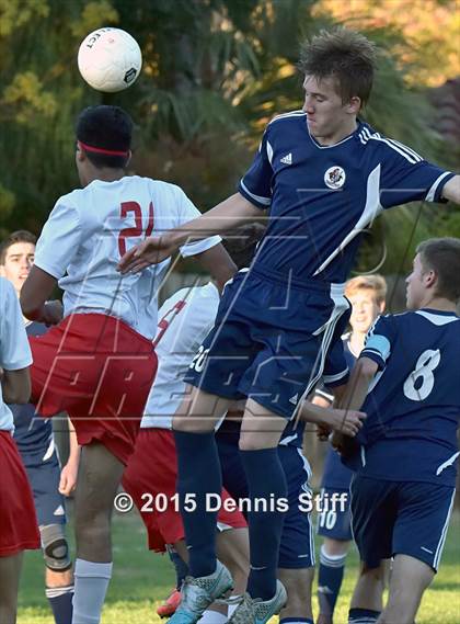 Thumbnail 2 in Trinity Prep @ Sacramento Country Day (CIF SJS Playoff) photogallery.