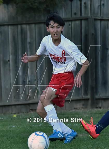 Thumbnail 2 in Trinity Prep @ Sacramento Country Day (CIF SJS Playoff) photogallery.