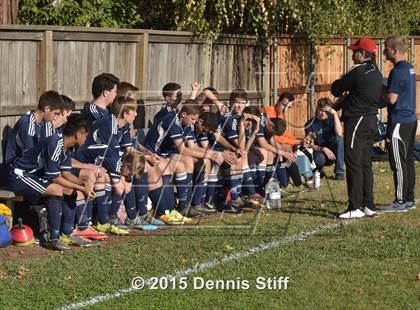 Thumbnail 1 in Trinity Prep @ Sacramento Country Day (CIF SJS Playoff) photogallery.