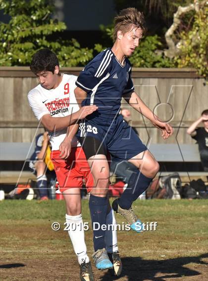 Thumbnail 2 in Trinity Prep @ Sacramento Country Day (CIF SJS Playoff) photogallery.