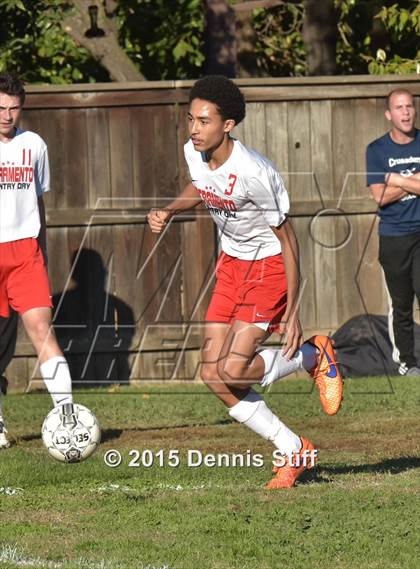 Thumbnail 1 in Trinity Prep @ Sacramento Country Day (CIF SJS Playoff) photogallery.