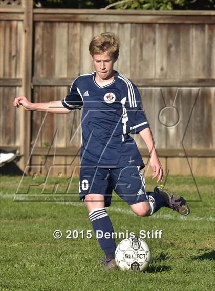 Thumbnail 1 in Trinity Prep @ Sacramento Country Day (CIF SJS Playoff) photogallery.