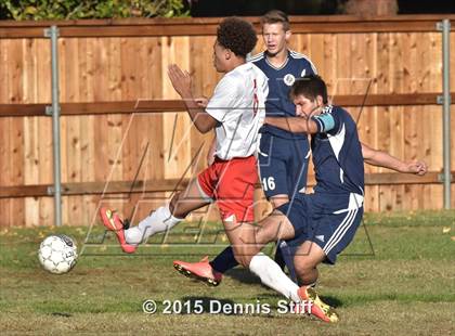 Thumbnail 2 in Trinity Prep @ Sacramento Country Day (CIF SJS Playoff) photogallery.