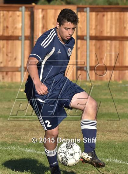 Thumbnail 1 in Trinity Prep @ Sacramento Country Day (CIF SJS Playoff) photogallery.