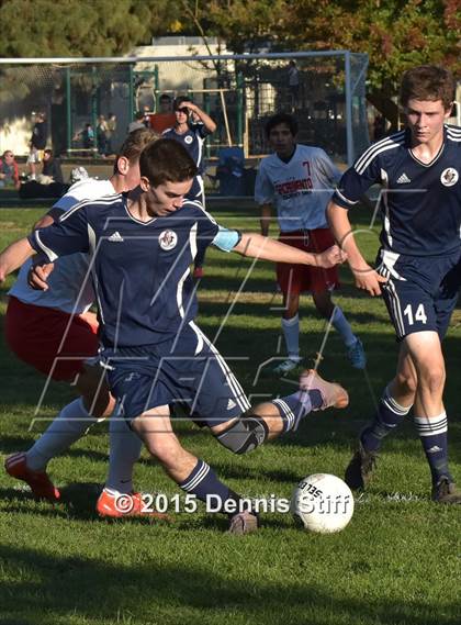 Thumbnail 3 in Trinity Prep @ Sacramento Country Day (CIF SJS Playoff) photogallery.