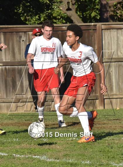 Thumbnail 2 in Trinity Prep @ Sacramento Country Day (CIF SJS Playoff) photogallery.