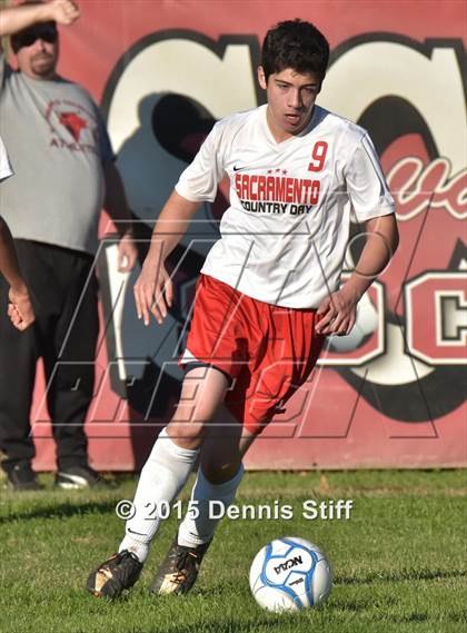 Thumbnail 3 in Trinity Prep @ Sacramento Country Day (CIF SJS Playoff) photogallery.
