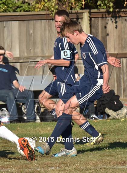 Thumbnail 2 in Trinity Prep @ Sacramento Country Day (CIF SJS Playoff) photogallery.