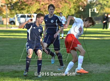 Thumbnail 3 in Trinity Prep @ Sacramento Country Day (CIF SJS Playoff) photogallery.