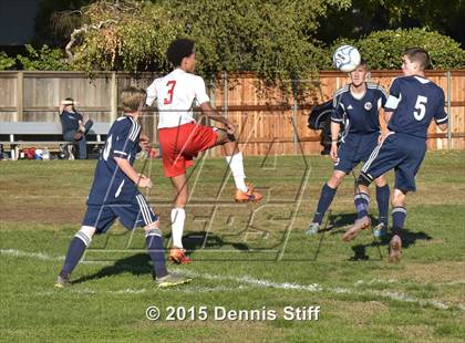 Thumbnail 2 in Trinity Prep @ Sacramento Country Day (CIF SJS Playoff) photogallery.