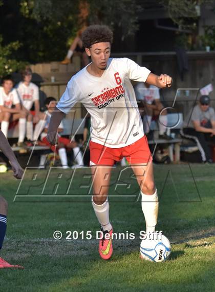Thumbnail 2 in Trinity Prep @ Sacramento Country Day (CIF SJS Playoff) photogallery.