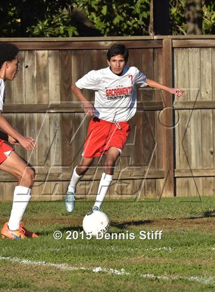 Thumbnail 2 in Trinity Prep @ Sacramento Country Day (CIF SJS Playoff) photogallery.