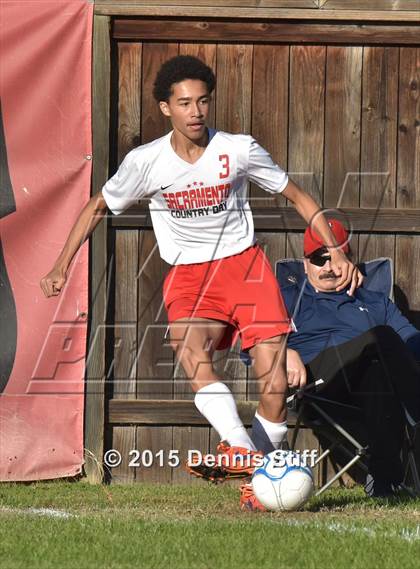 Thumbnail 3 in Trinity Prep @ Sacramento Country Day (CIF SJS Playoff) photogallery.