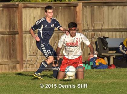 Thumbnail 1 in Trinity Prep @ Sacramento Country Day (CIF SJS Playoff) photogallery.