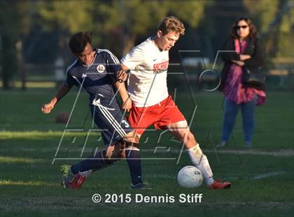 Thumbnail 1 in Trinity Prep @ Sacramento Country Day (CIF SJS Playoff) photogallery.