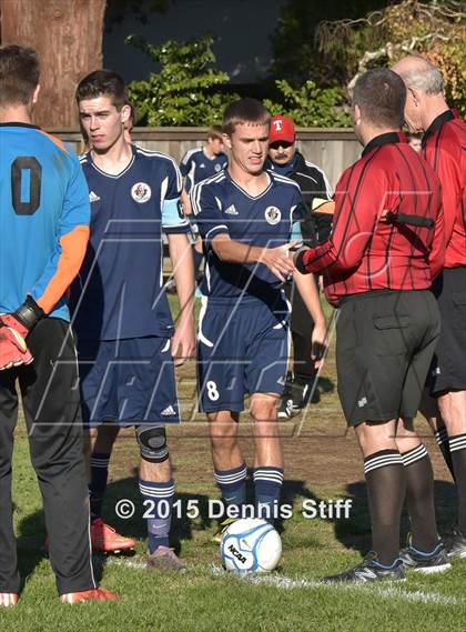 Thumbnail 2 in Trinity Prep @ Sacramento Country Day (CIF SJS Playoff) photogallery.