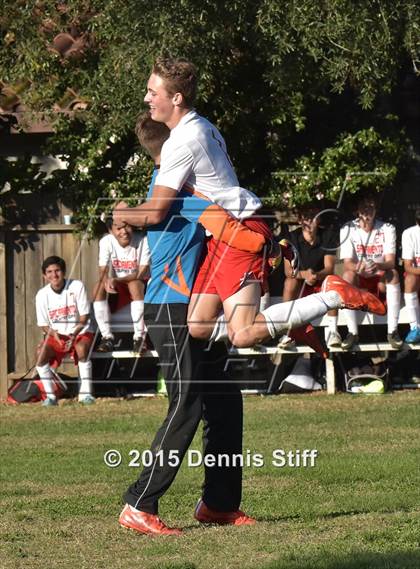 Thumbnail 1 in Trinity Prep @ Sacramento Country Day (CIF SJS Playoff) photogallery.