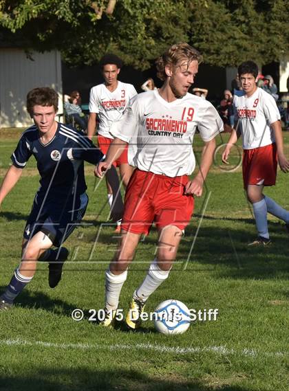 Thumbnail 2 in Trinity Prep @ Sacramento Country Day (CIF SJS Playoff) photogallery.