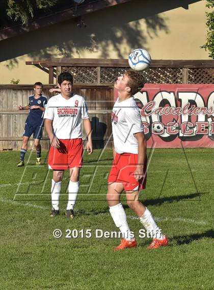 Thumbnail 3 in Trinity Prep @ Sacramento Country Day (CIF SJS Playoff) photogallery.
