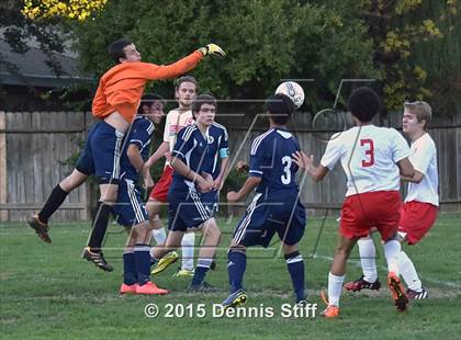 Thumbnail 2 in Trinity Prep @ Sacramento Country Day (CIF SJS Playoff) photogallery.