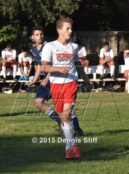 Thumbnail 3 in Trinity Prep @ Sacramento Country Day (CIF SJS Playoff) photogallery.