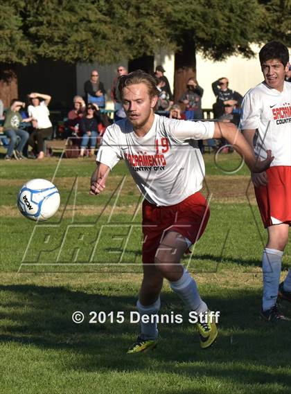 Thumbnail 3 in Trinity Prep @ Sacramento Country Day (CIF SJS Playoff) photogallery.