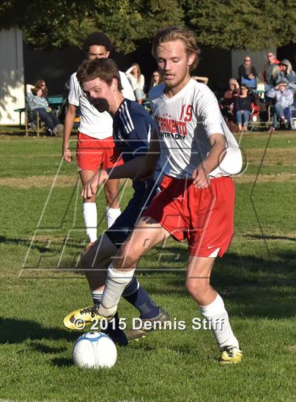 Thumbnail 1 in Trinity Prep @ Sacramento Country Day (CIF SJS Playoff) photogallery.