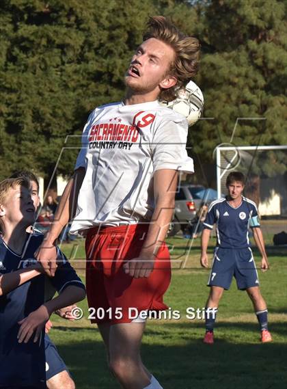 Thumbnail 1 in Trinity Prep @ Sacramento Country Day (CIF SJS Playoff) photogallery.