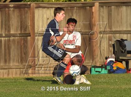 Thumbnail 2 in Trinity Prep @ Sacramento Country Day (CIF SJS Playoff) photogallery.