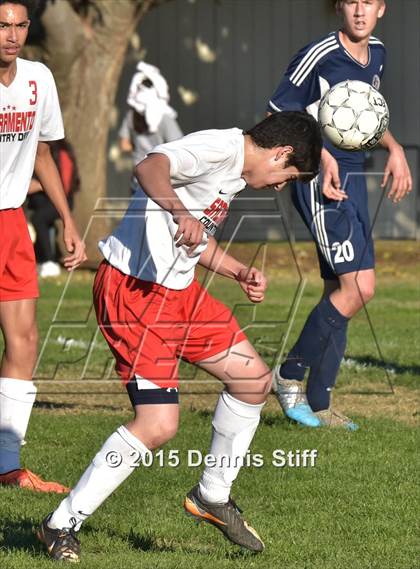 Thumbnail 2 in Trinity Prep @ Sacramento Country Day (CIF SJS Playoff) photogallery.
