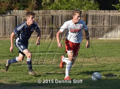 Thumbnail 1 in Trinity Prep @ Sacramento Country Day (CIF SJS Playoff) photogallery.