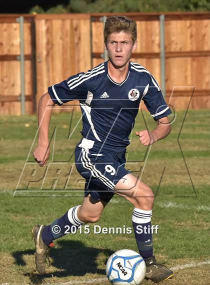 Thumbnail 1 in Trinity Prep @ Sacramento Country Day (CIF SJS Playoff) photogallery.