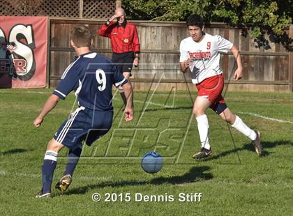 Thumbnail 1 in Trinity Prep @ Sacramento Country Day (CIF SJS Playoff) photogallery.