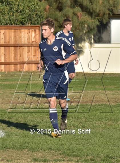 Thumbnail 2 in Trinity Prep @ Sacramento Country Day (CIF SJS Playoff) photogallery.