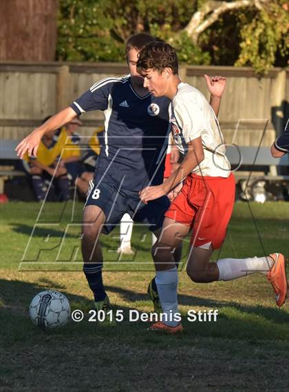 Thumbnail 1 in Trinity Prep @ Sacramento Country Day (CIF SJS Playoff) photogallery.