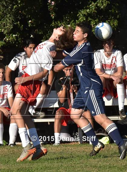 Thumbnail 2 in Trinity Prep @ Sacramento Country Day (CIF SJS Playoff) photogallery.