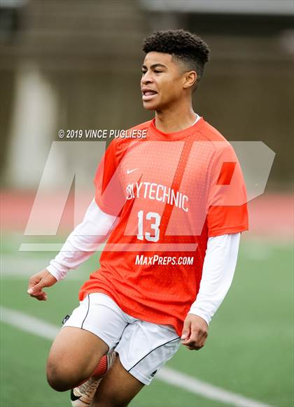 Thumbnail 1 in Polytechnic vs Canyon (Burroughs Tournament @ SFHS) photogallery.