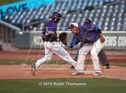 Thumbnail 1 in Franklin vs. Capital Christian @ Raley Field photogallery.