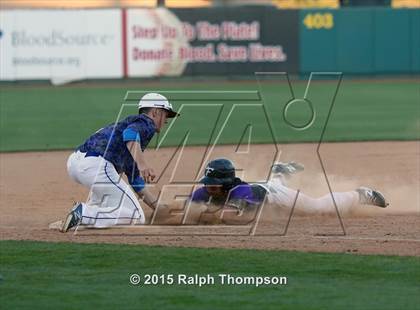 Thumbnail 1 in Franklin vs. Capital Christian @ Raley Field photogallery.