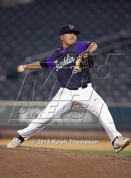 Thumbnail 3 in Franklin vs. Capital Christian @ Raley Field photogallery.