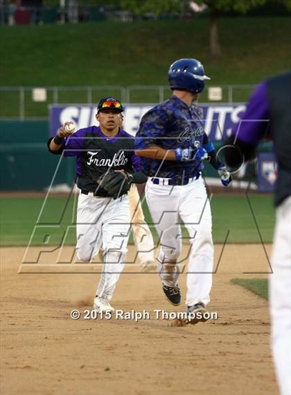 Thumbnail 1 in Franklin vs. Capital Christian @ Raley Field photogallery.