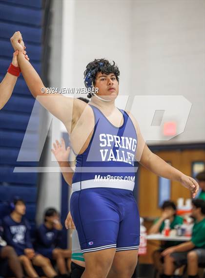 Thumbnail 3 in Spring Valley 2 vs. Rancho (Spring Valley Duals Final Round 3) photogallery.