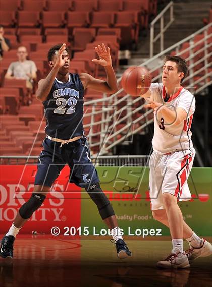 Thumbnail 3 in Redlands East Valley vs. Compton (CIF SS 2A Final) photogallery.