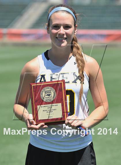 Thumbnail 3 in Apex vs. Charlotte Catholic (NCHSAA 4A Final) photogallery.