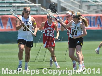 Thumbnail 2 in Apex vs. Charlotte Catholic (NCHSAA 4A Final) photogallery.