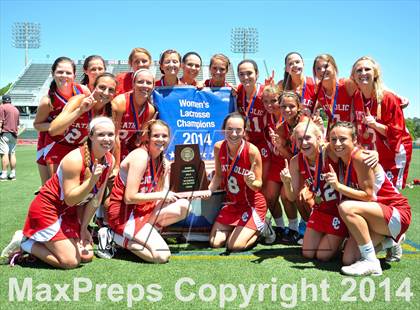 Thumbnail 1 in Apex vs. Charlotte Catholic (NCHSAA 4A Final) photogallery.